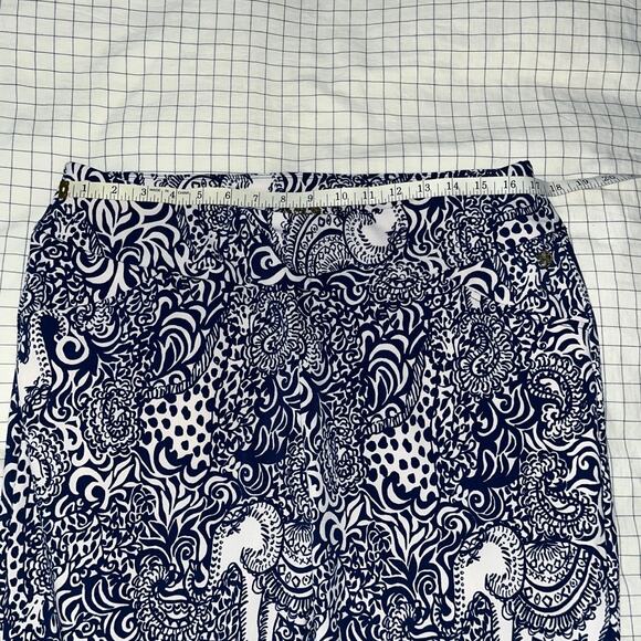 Lilly Pulitzer Luxletic Corso Pants in High Tide Navy Purrfect Set Golf - Picture 9 of 9